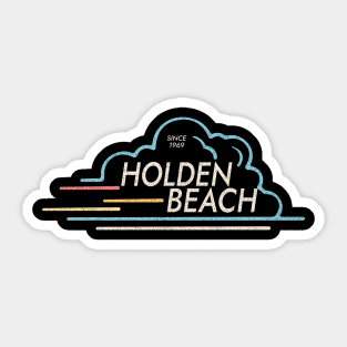 Holden Beach, NC Summertime Sunrise Clouds Sticker